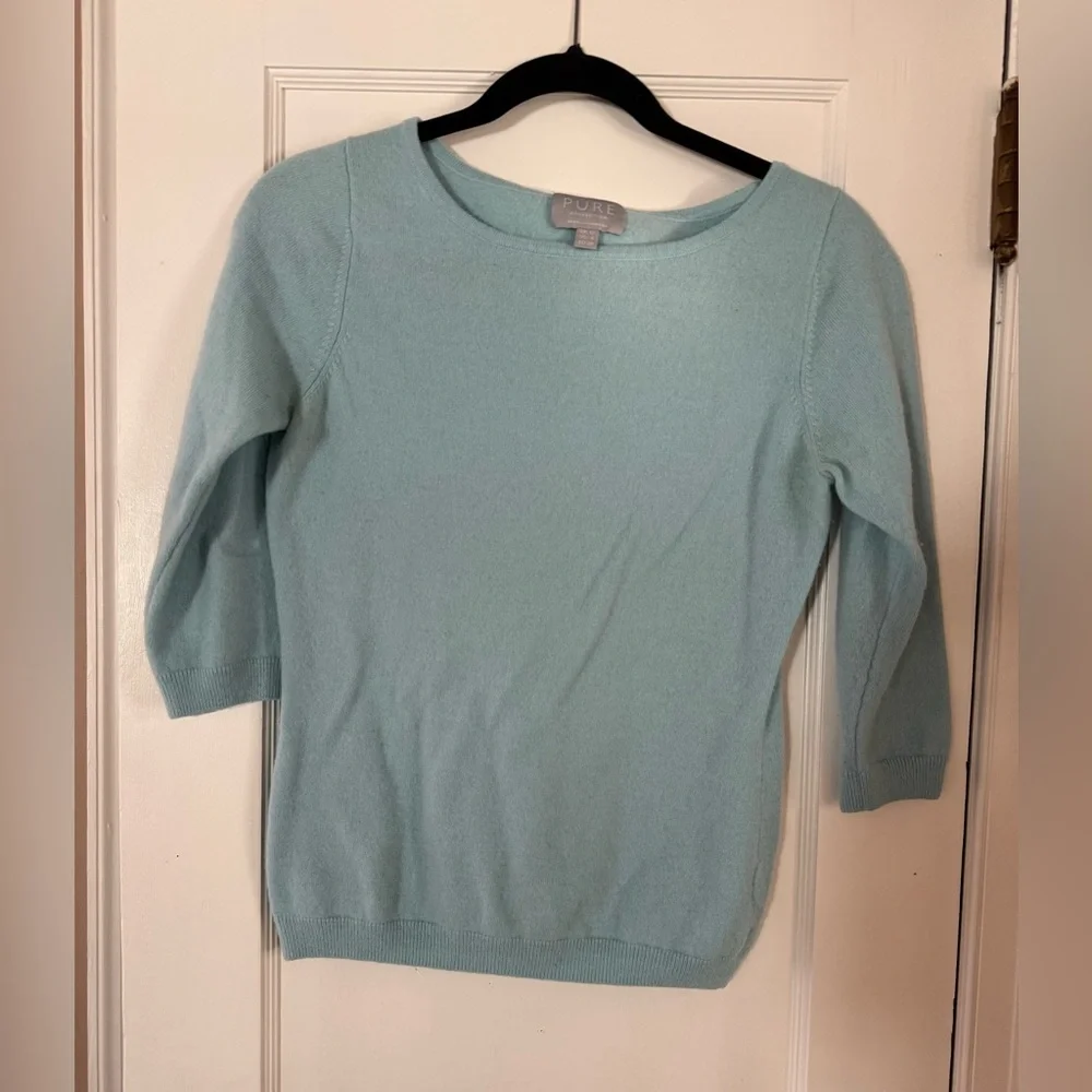 Cashmere quarter sleeve sweater, size 6, good condition - Picture 1 of 3
